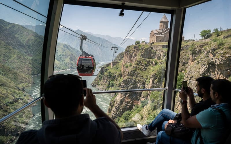 Riding the Wings of Tatev: world's longest cable car