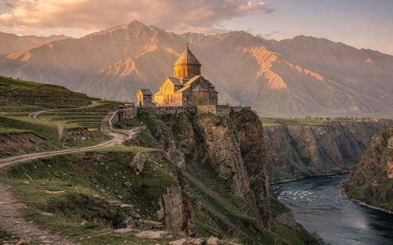 Bjni village & fortress