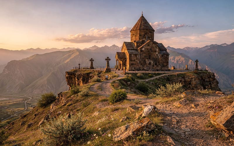 Jermuk (spa town & waterfall)