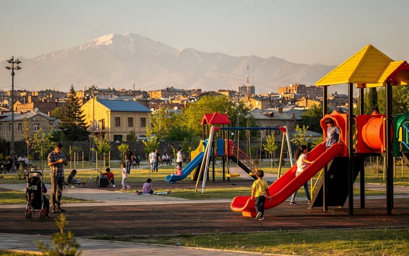 Yerevan playgrounds & parks for kids
