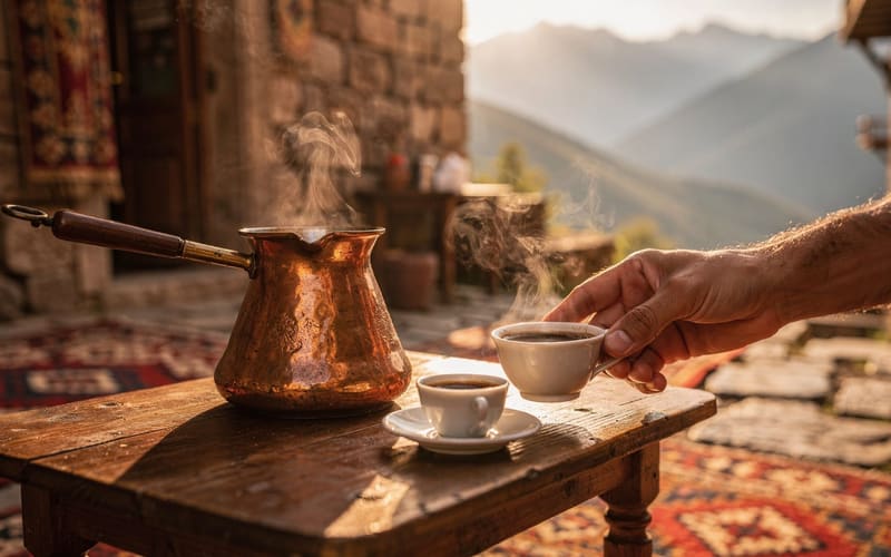 Armenian coffee (soorj): culture & where to drink it