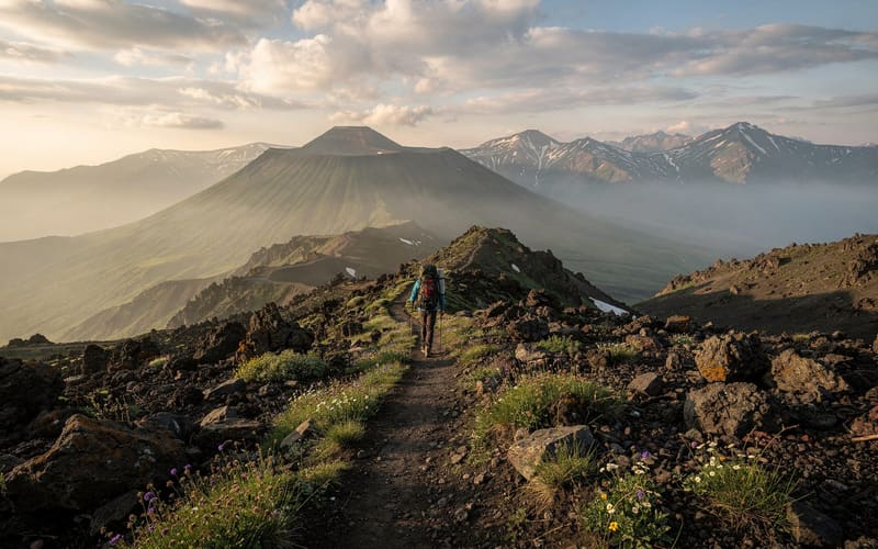 Azhdahak volcano: petroglyphs and summit hike
