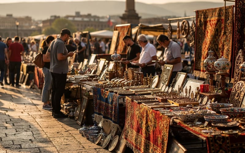 Vernissage flea market: souvenir shopping done right